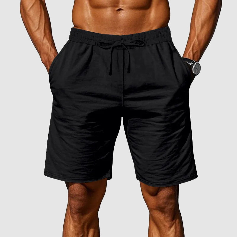 Austin - Men's Breathable Cotton Elastic Waist Shorts