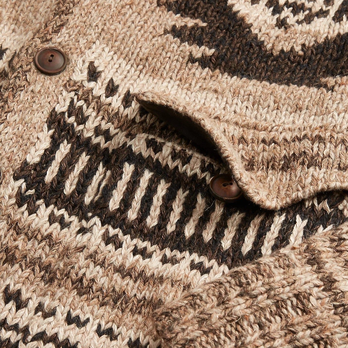Felix Grant Aztec Knit Cardigan