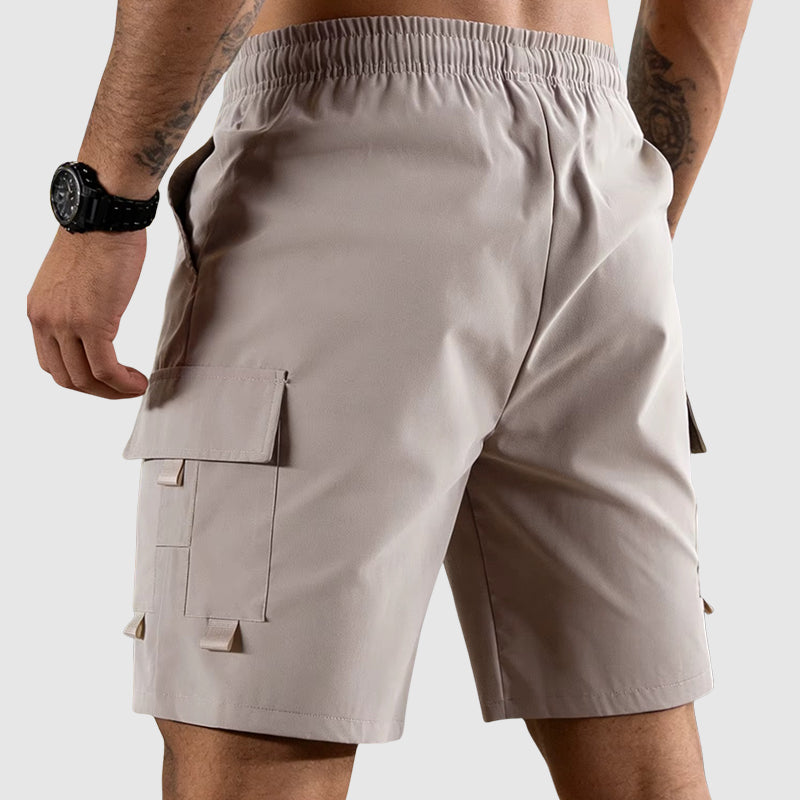 Jason - Men's Drawstring Utility Cargo Shorts