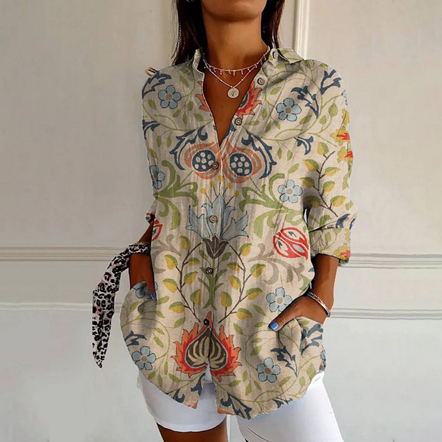 L’Arte Fiorita Shirt by Sofia Amoretti