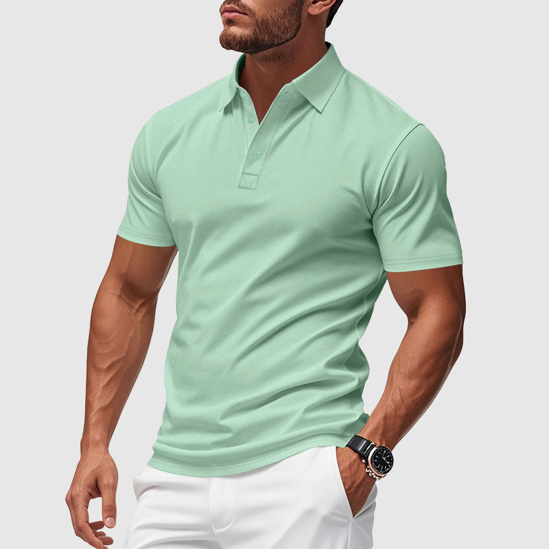 Lorenzo Vitali Azure Crest Polo