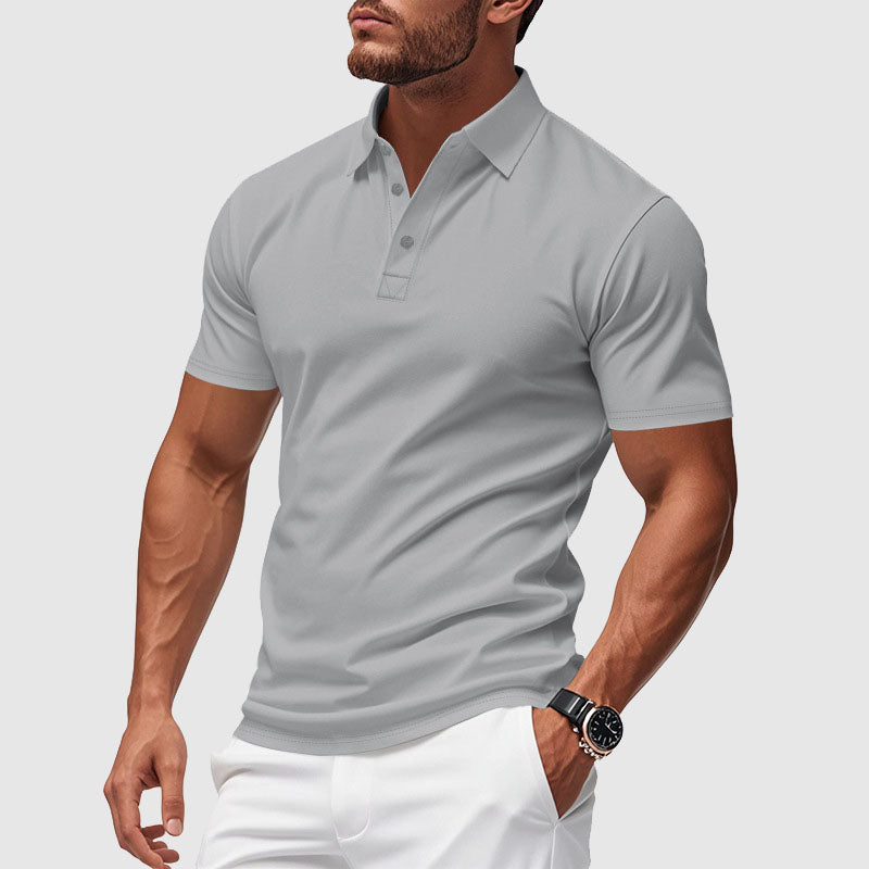 Lorenzo Vitali Azure Crest Polo