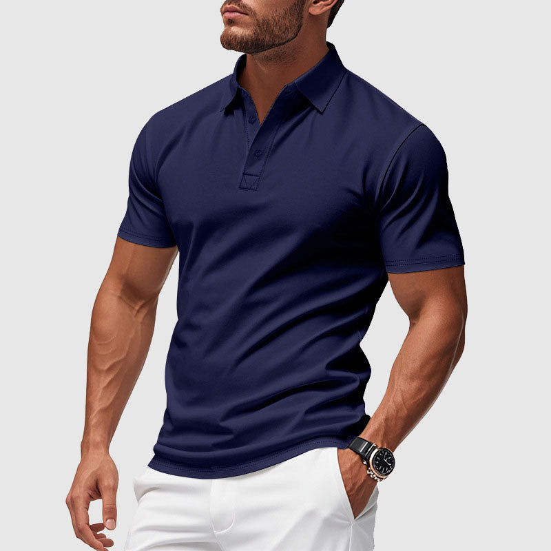 Lorenzo Vitali Azure Crest Polo