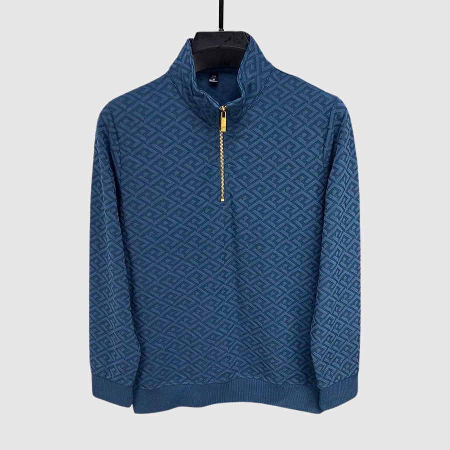 Lorenzo Vitali Jacquard Luxe Sweater