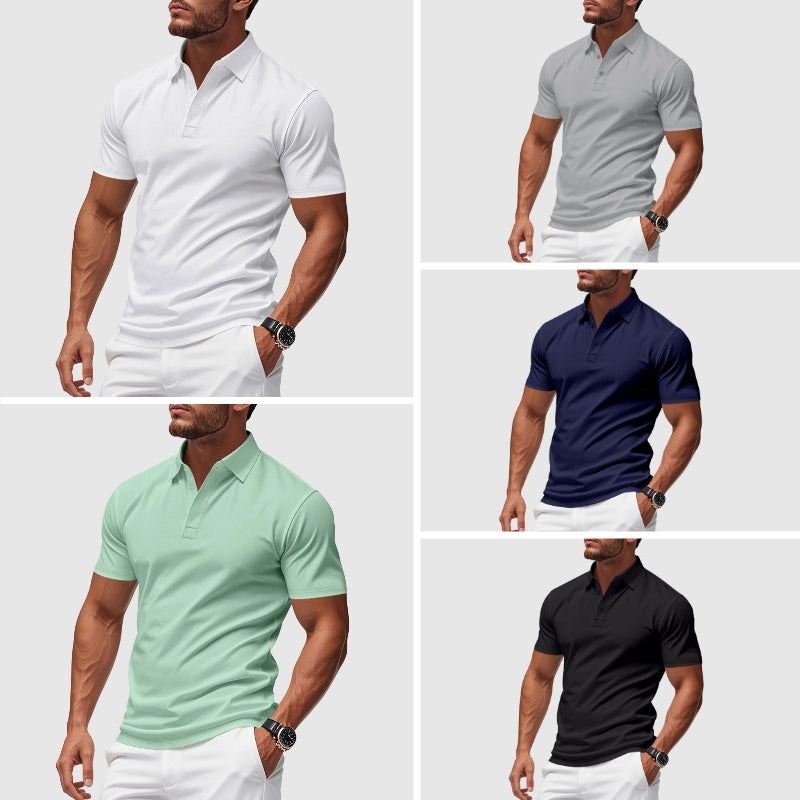 Lorenzo Vitali Azure Crest Polo