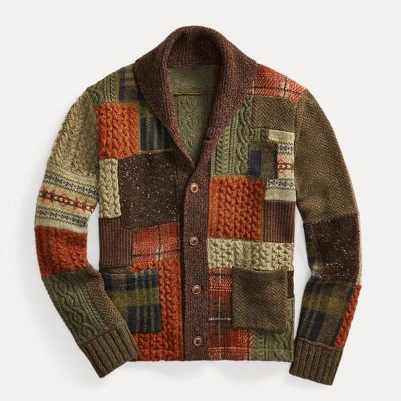Marco Bianchi Vintage Patchwork Cardigan