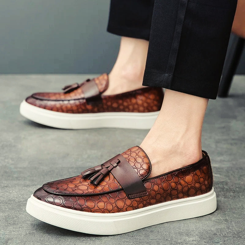 Rovari Leather Loafers