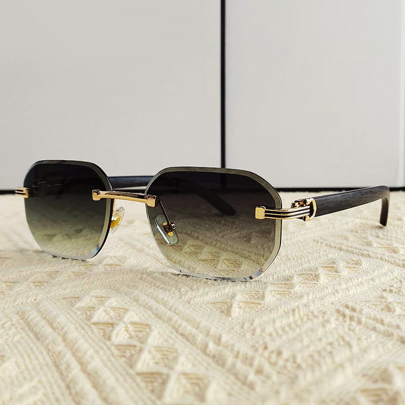 Solaro Cavari Rimless Sunglasses
