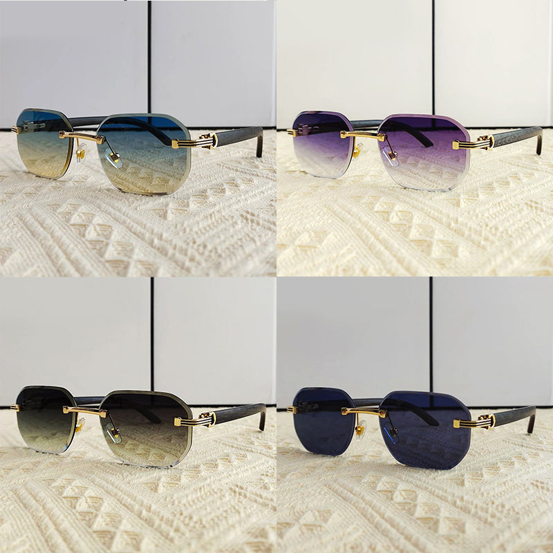 Solaro Cavari Rimless Sunglasses
