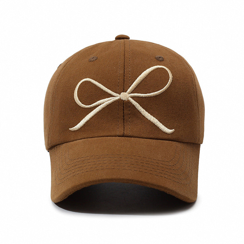 Sweet Bow Embroidered Baseball Cap