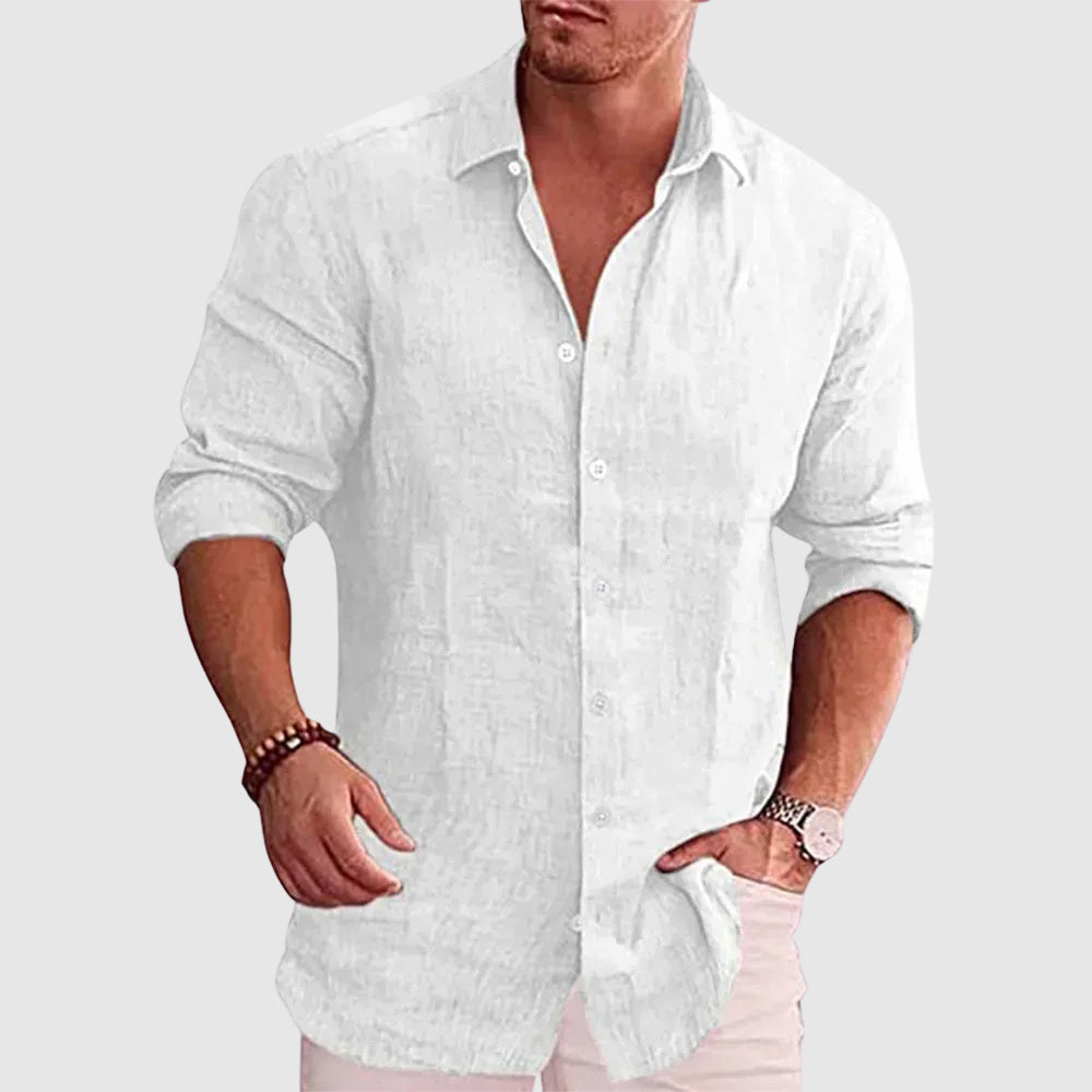 Theodore Willow Rustic Linen Shirt