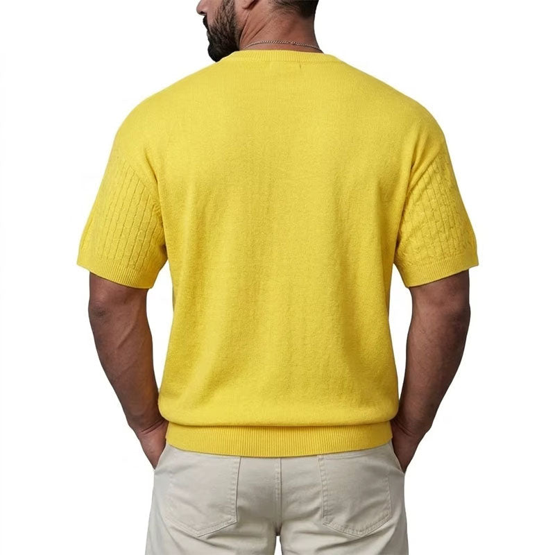 Tommy - Men's Ribbed Knit Crewneck Top