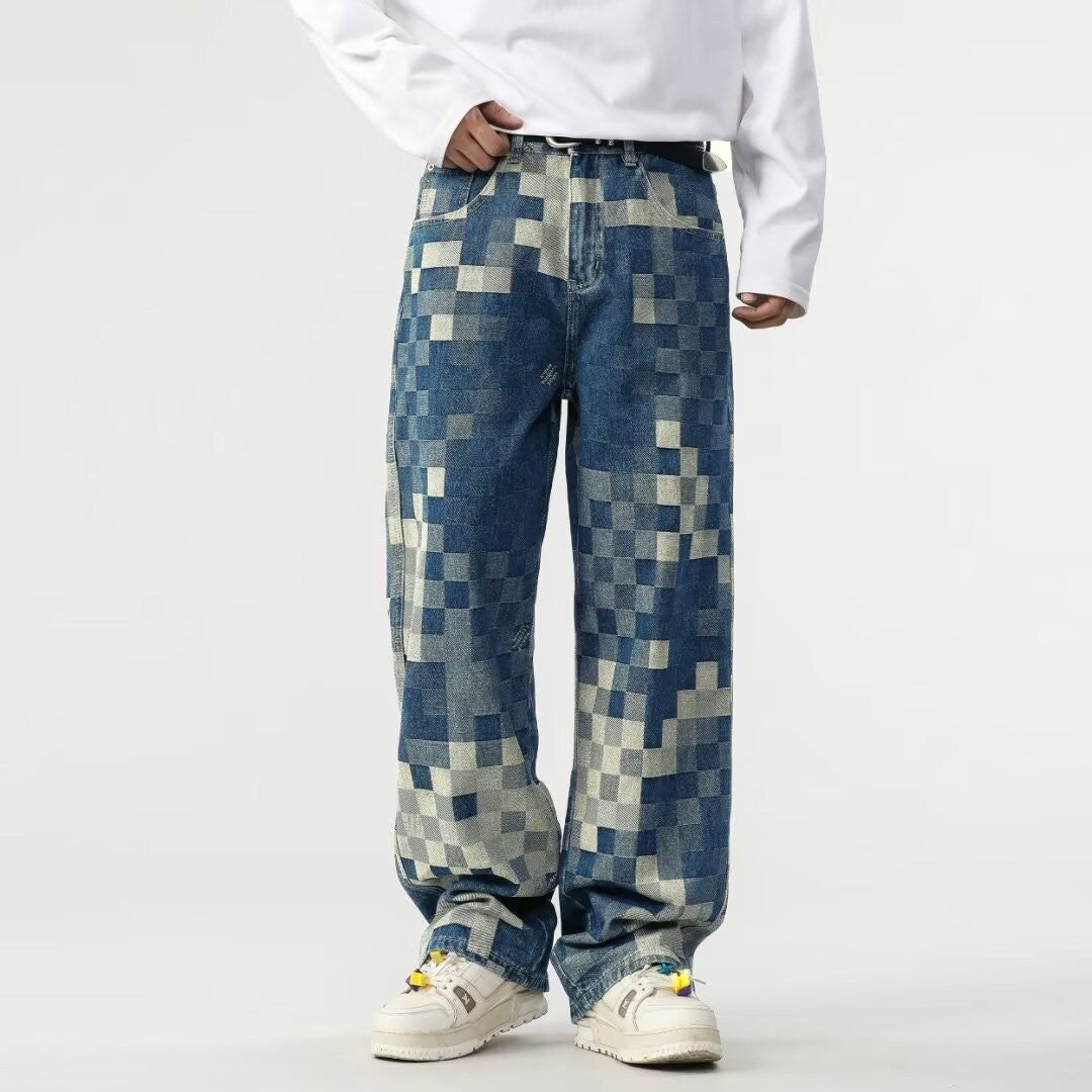 Valentina Rossi Fractal Denim Jeans
