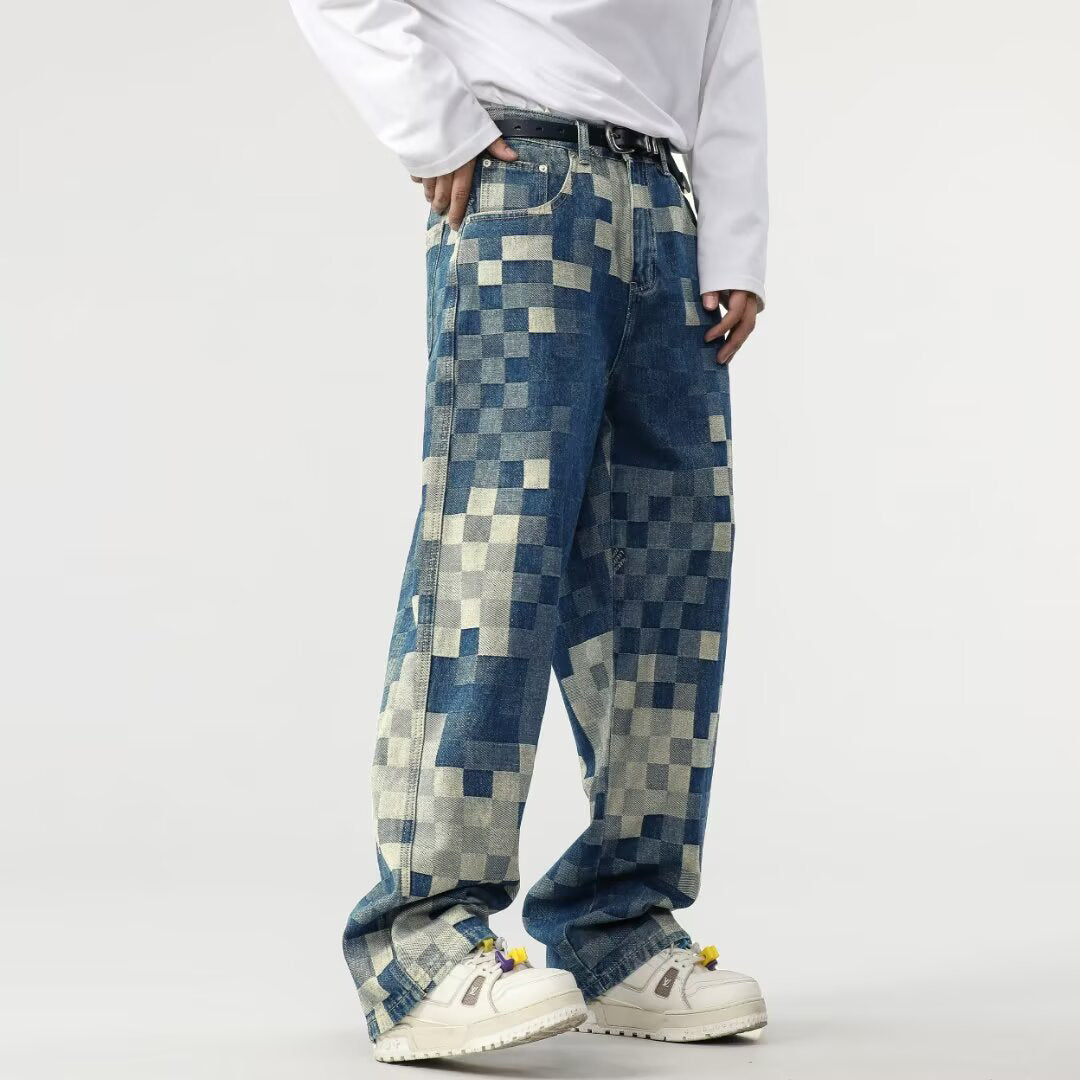 Valentina Rossi Fractal Denim Jeans
