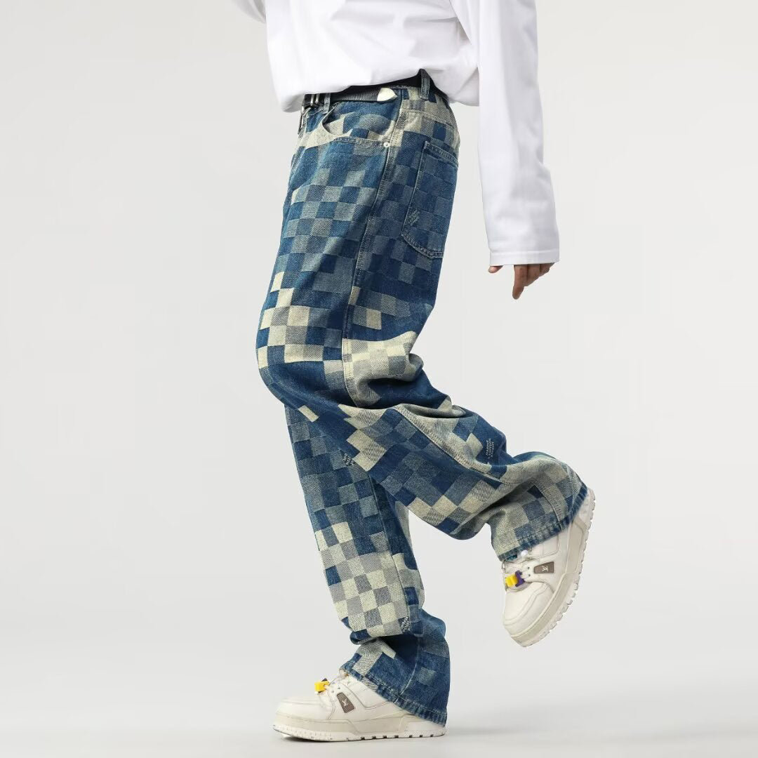 Valentina Rossi Fractal Denim Jeans