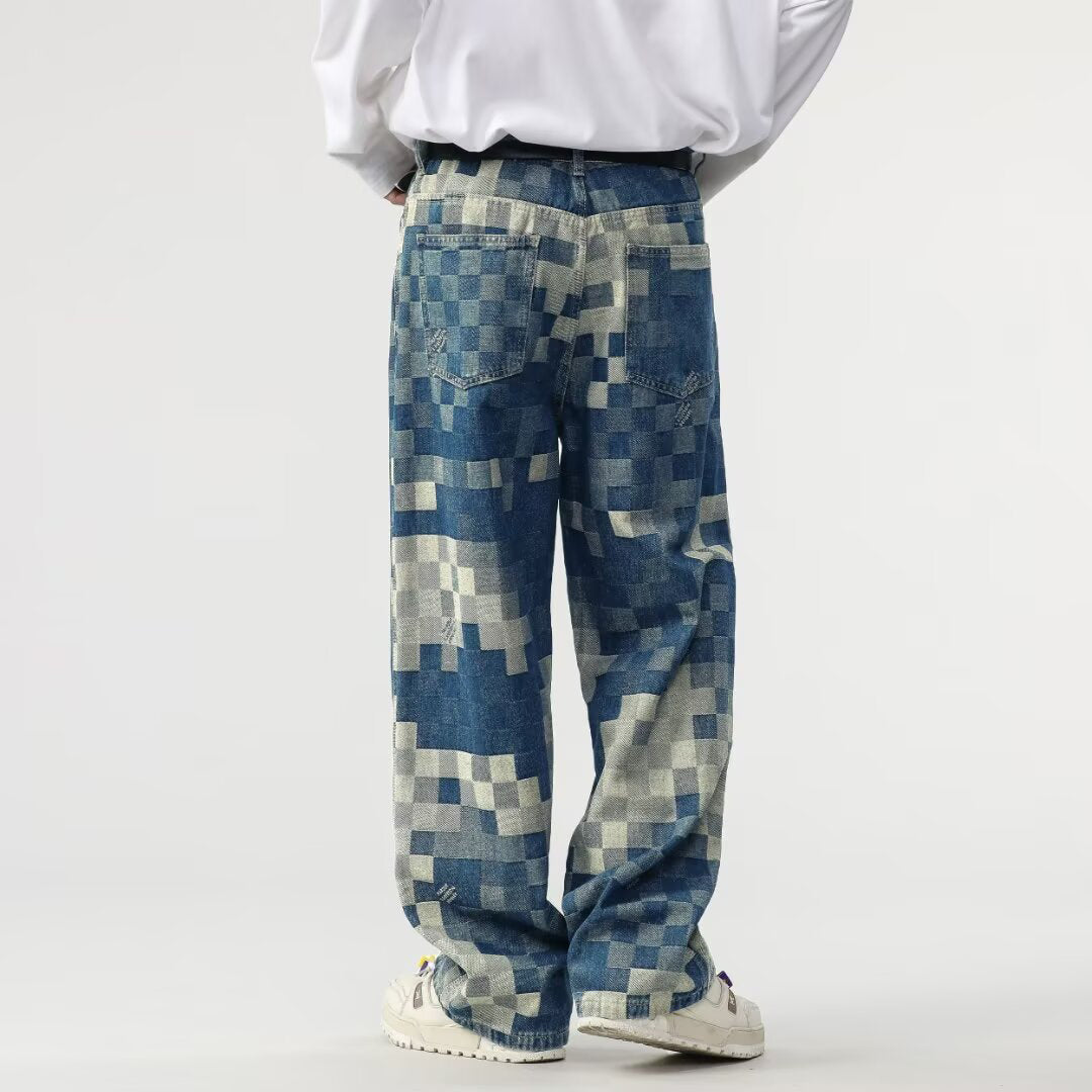 Valentina Rossi Fractal Denim Jeans