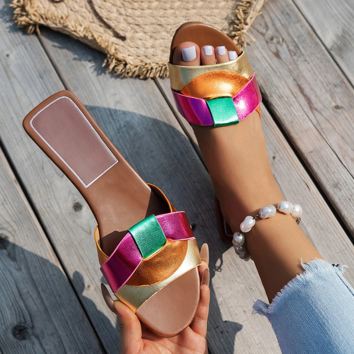 Valentina Rossi Seabreeze Slippers
