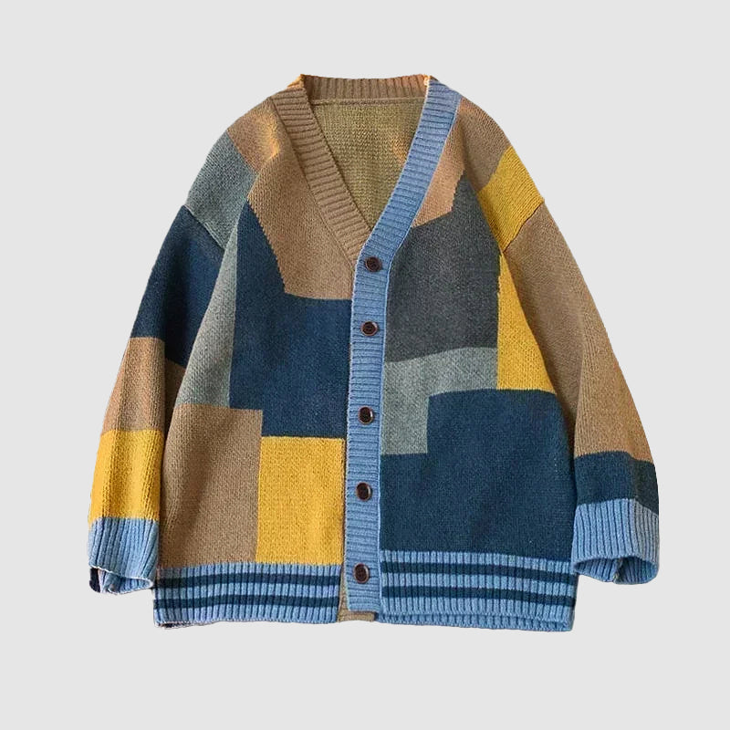 90s Patchwork Cardigan by Felix Grant