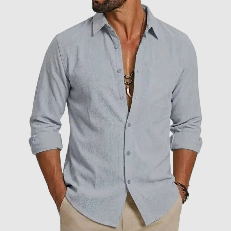 Adam - Men’s Button-Up Long Sleeve Shirt