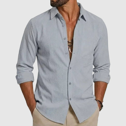 Adam - Men’s Button-Up Long Sleeve Shirt