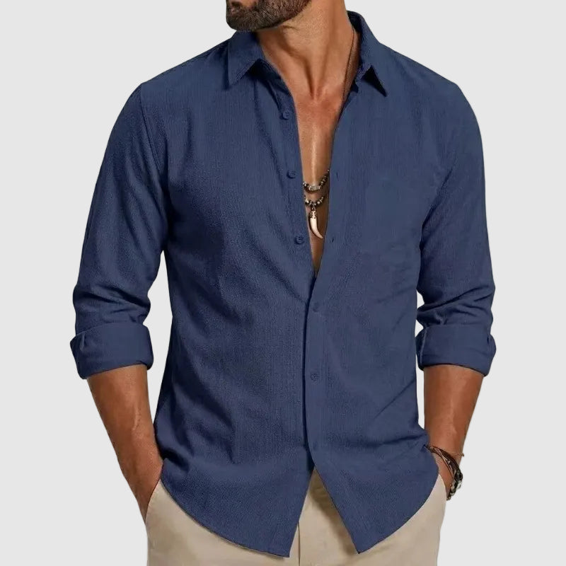 Adam - Men’s Button-Up Long Sleeve Shirt