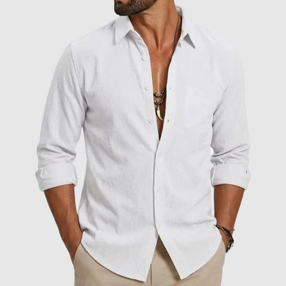 Adam - Men’s Button-Up Long Sleeve Shirt