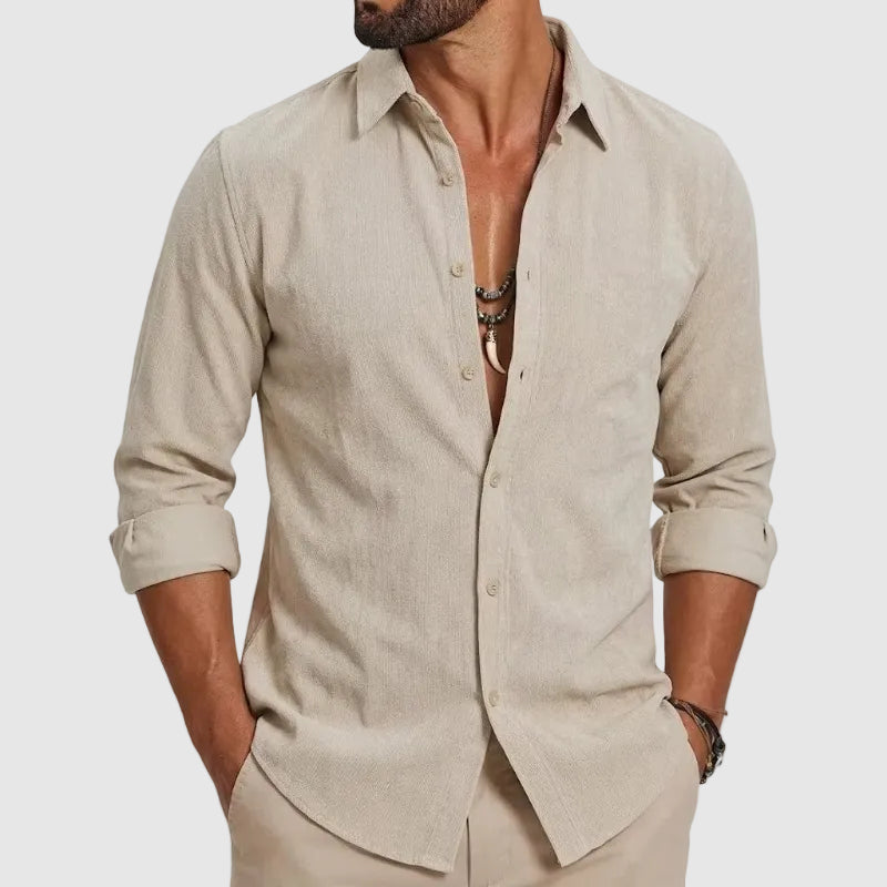 Adam - Men’s Button-Up Long Sleeve Shirt