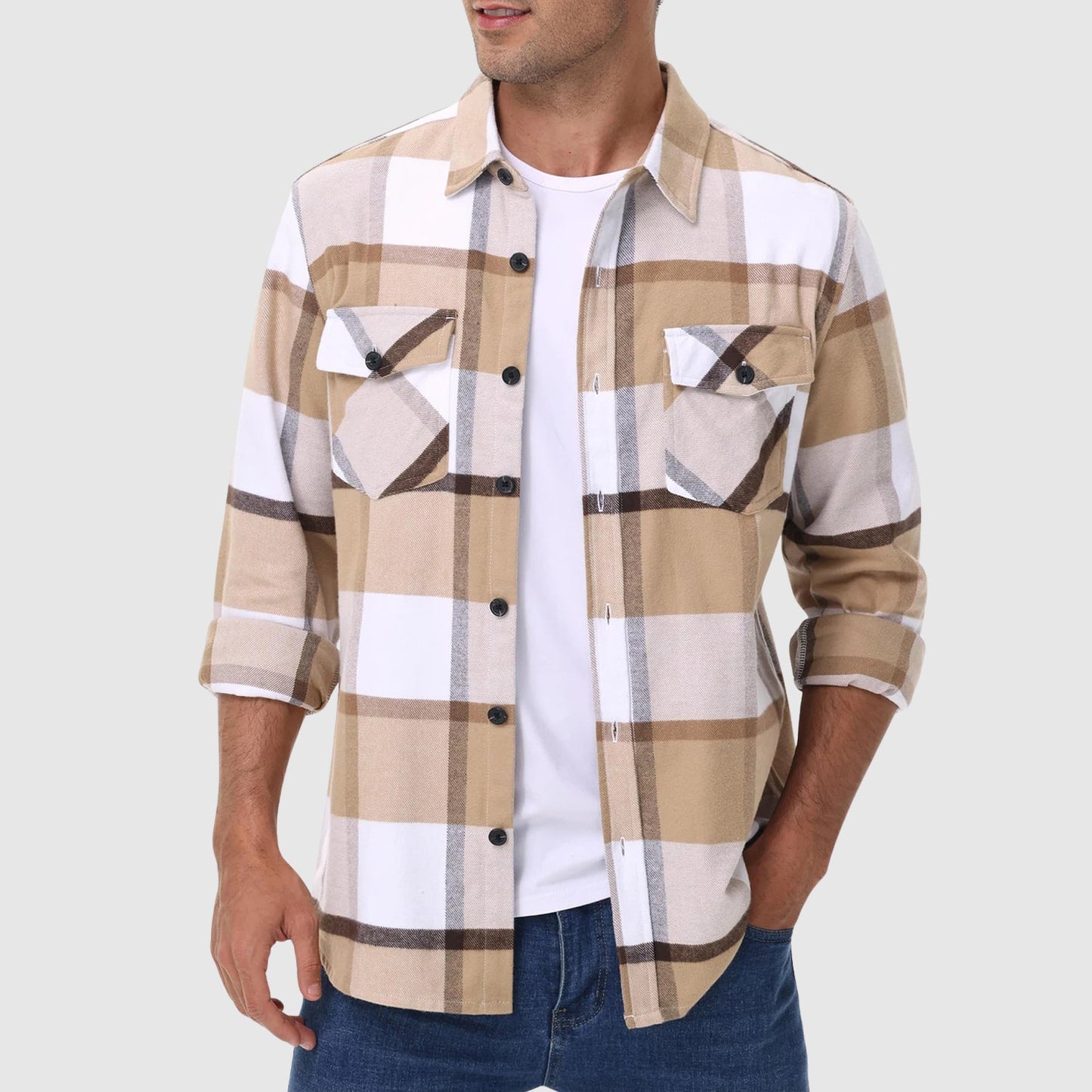 Alessandro Veneti Metro Check Flannel Shirt