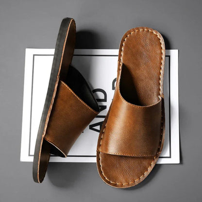 Alessandro Veneti Slide Sandals with Wide Strap