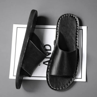Alessandro Veneti Slide Sandals with Wide Strap