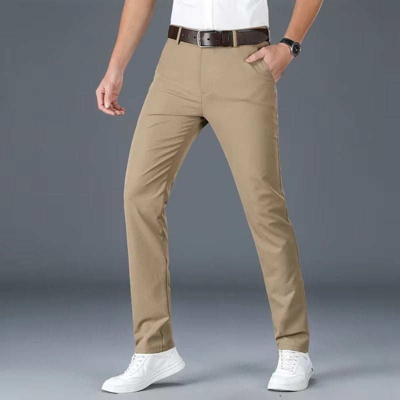 Alessandro Veneti Slim-Cut Chino Pants