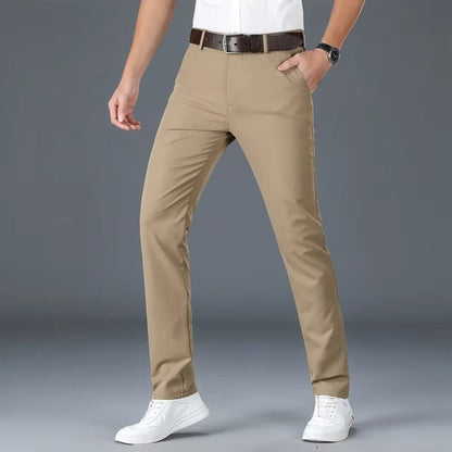 Alessandro Veneti Slim-Cut Chino Pants