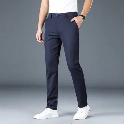Alessandro Veneti Slim-Cut Chino Pants