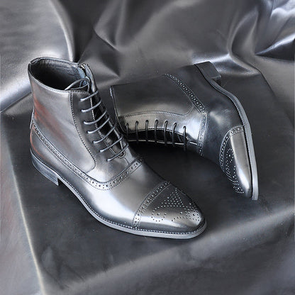 Alessandro Veneti Splendore Leather Boots