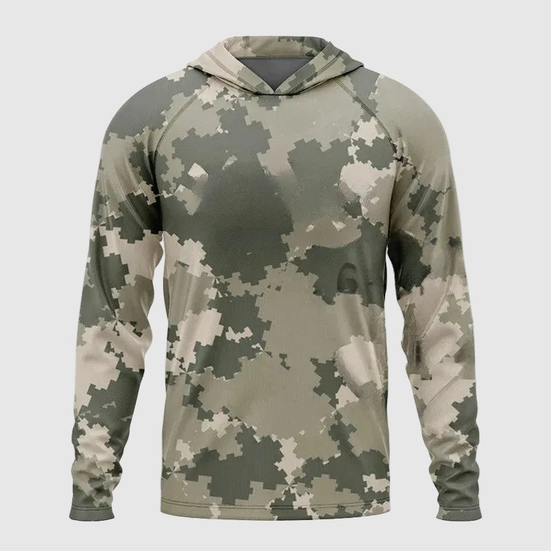 Alessandro Veneti Urban Camo Hooded Shirt