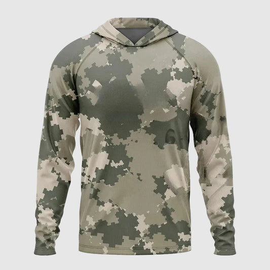 Alessandro Veneti Urban Camo Hooded Shirt