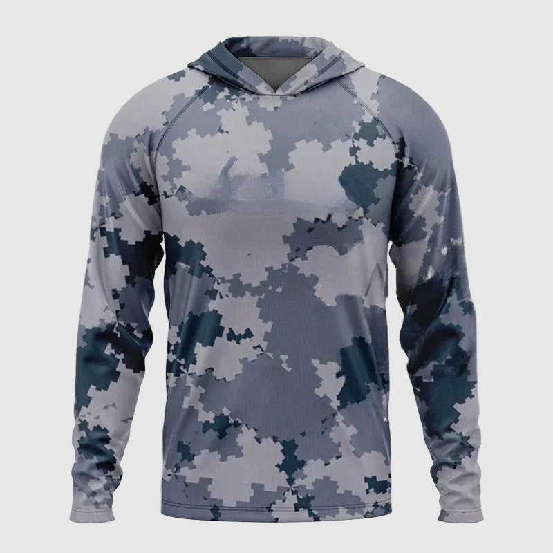 Alessandro Veneti Urban Camo Hooded Shirt