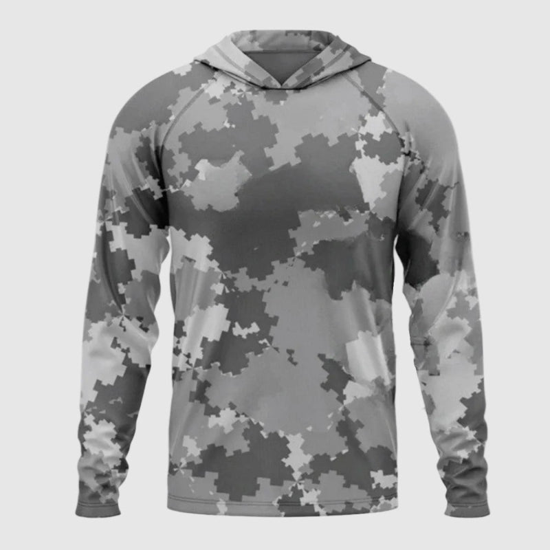Alessandro Veneti Urban Camo Hooded Shirt