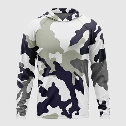 Alessandro Veneti Urban Camo Hooded Shirt