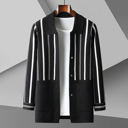 Alessandro Veneti Grand Striped Cardigan