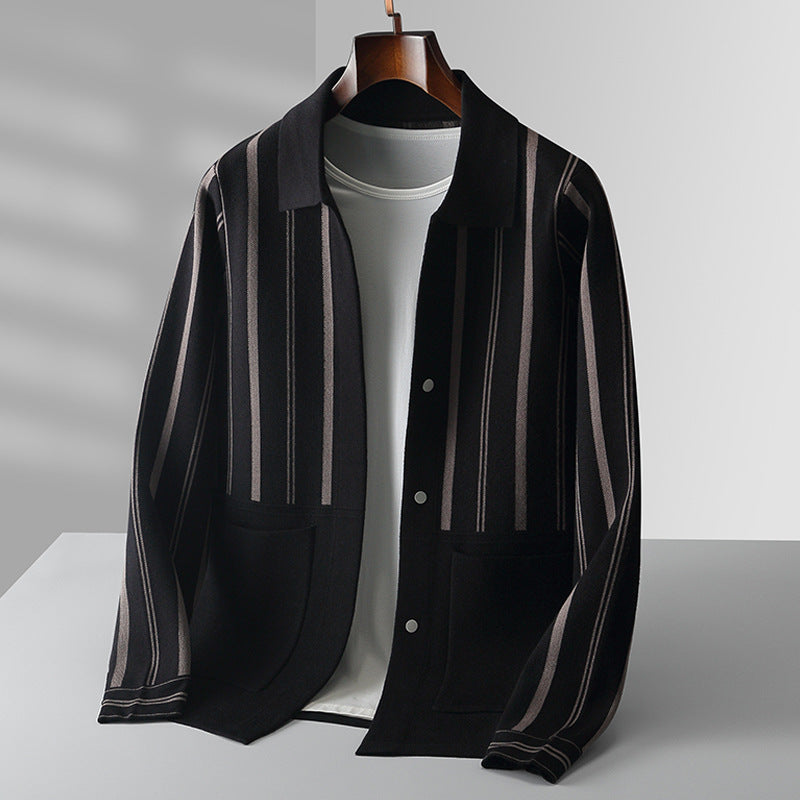 Alessandro Veneti Grand Striped Cardigan