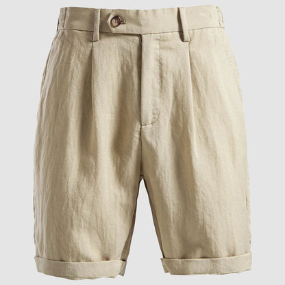 Anthony - Men’s Lyocell Pleated Chino Shorts