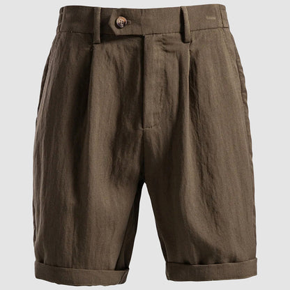Anthony - Men’s Lyocell Pleated Chino Shorts