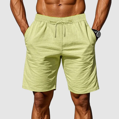 Austin - Men's Breathable Cotton Elastic Waist Shorts