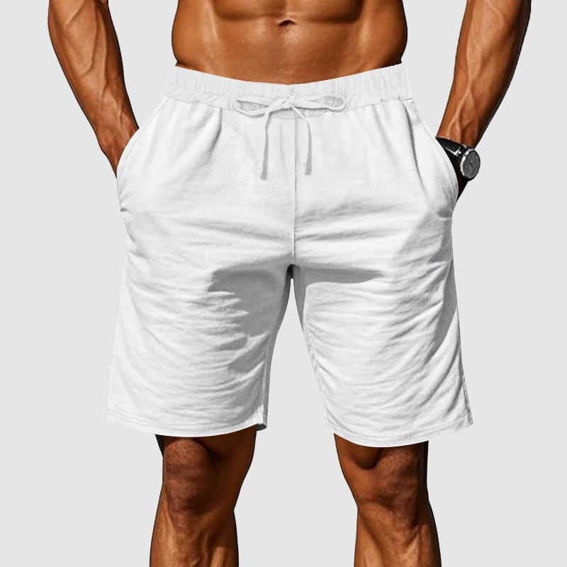 Austin - Men's Breathable Cotton Elastic Waist Shorts