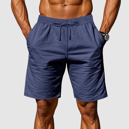 Austin - Men's Breathable Cotton Elastic Waist Shorts