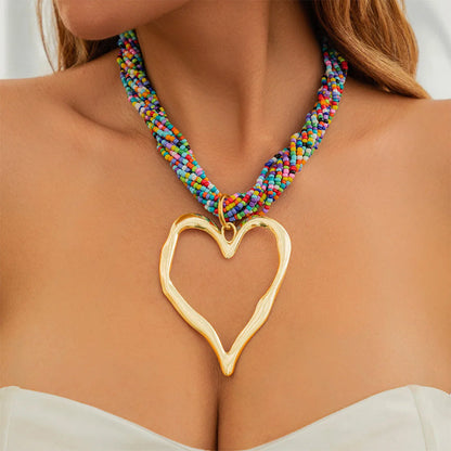 Bohemian Heart Necklace