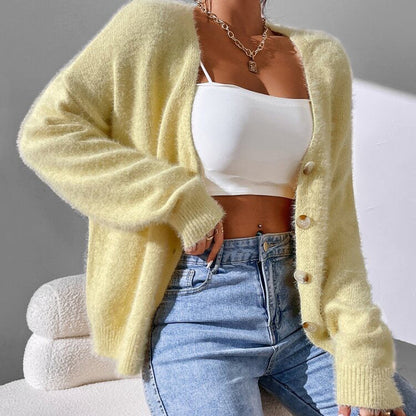 Chloé Montclair Luxe Mink Cardigan