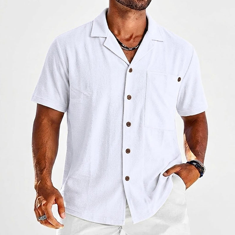 Christian - Men’s Linen Short Sleeve Resort Shirt