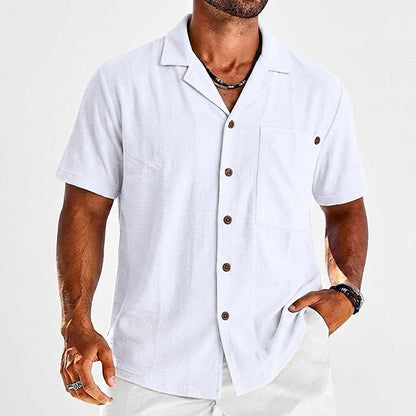 Christian - Men’s Linen Short Sleeve Resort Shirt